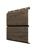Софит ЭкоБрус без перфорации 0,345 Grand Line 0,45 Print Elite с пленкой Nordic Wood TwinColor Центр Кровли