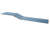 Планка крепежная фальц 0,45 Drap TX RAL 5024 пастельно-синий (2м) Центр Кровли