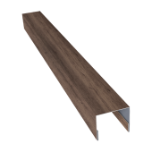Планка П-образная заборная 24 0,45 Print Premium Almond Wood Fresh (2м) Центр Кровли