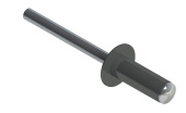 Заклёпка вытяжная Daxmer 4,0х12 RAL 7005 (500шт) сталь/сталь Центр Кровли