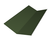 Планка ендовы нижней 300х300 0,5 Satin Matt TX RAL 6020 хромовая зелень (3м) Центр Кровли