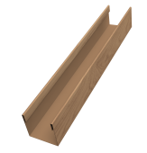Стойка жалюзи Milan Slim 0,45 Print Elite Honey Wood TwinColor (2м) Центр Кровли