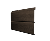 Софит ЭкоБрус с перфорацией 0,345 Grand Line 0,45 Print Elite с пленкой Antique Wood TwinColor Центр Кровли
