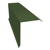 Планка торцевая 150х100 0,5 Satin Matt TX RAL 6020 хромовая зелень (2м) Центр Кровли