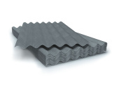 Шифер BF Tech 7-волн 5,8х40/150х1750х980 ГОСТ (ЧФЗ) Центр Кровли