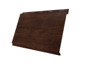 Софит Вертикаль 0,2 line Grand line 0,45 Print-Double Premium с пленкой Cherry Wood Dark F Центр Кровли