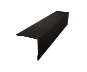 Планка завершающая 50х50 жалюзи Milan 0,45 Print Elite Coffee Wood TwinColor (2,5м) Центр Кровли
