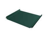 Кликфальц Pro Grand Line 0,5 PurLite Matt с пленкой на замках RAL 6005 зеленый мох Центр Кровли