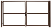 Ворота Colority Zinc Lock 1,8х3,5 RAL 8017 Центр Кровли