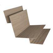 Угол внутренний сложный 90 град. 0,45 Print Elite Honey Wood TwinColor (2м) Центр Кровли