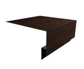 Планка околооконная сложная БХ new 200х75х27 0,45 Print Premium Antique Wood TwinColor (2м) Центр Кровли