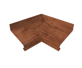 Угол отлива внутренний 200 0,45 Print Premium с пленкой Rowan Wood Intense FTC Центр Кровли