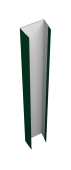 Крепежная планка верхняя Texas 0,5 Satin RAL 6005 зеленый мох (2,5м) Центр Кровли