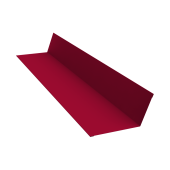 Планка примыкания 90х140 0,45 PE с пленкой RAL 3003 рубиново-красный (2м) Центр Кровли