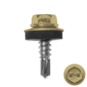 Саморез по металлу Daxmer 5,5х19 (250шт) сверло №3 RAL 1000 Центр Кровли