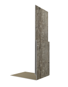 Планка приемная оконная 0,45 Print Elite Nordic Wood TwinColor (3м) Центр Кровли