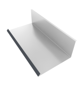 картинка Планка примыкания нижняя к трубе 130х240 0,45 PE lite с пленкой RAL 7024 мокрый асфальт (3м) Центр Кровли Планка примыкания нижняя к трубе 130х240 0,45 PE lite с пленкой RAL 7024 мокрый асфальт (3м) Центр Кровли