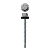Саморез кровельный Daxmer 4,8х50 (150шт) сверло №1 RAL 7035 Центр Кровли