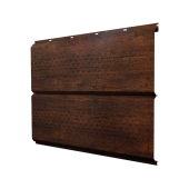 Софит ЭкоБрус new c перфорацией 0,45 Print-Double Premium Cherry Wood Dark F Центр Кровли