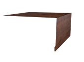 Планка околооконная простая 250х50 0,45 Print Premium Cherry Wood Fresh TwinColor (2м) Центр Кровли