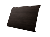 Софит Вертикаль 0,2 Grand Line gofr 0,45 Print Elite с пленкой Coffee Wood TwinColor Центр Кровли