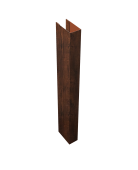 Стойка Texas для калиток и ворот 0,45 Print Premium Cherry Wood Dark FTC (2м) Центр Кровли