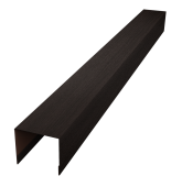 Стойка боковая крепежная для забора жалюзи Palermo 0,45 Print Elite Coffee Wood TwinColor (2,5м) Центр Кровли