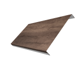 Ламель обратная 200 забора жалюзи Texas 0,45 Print Premium с пленкой Almond Wood Fresh Центр Кровли