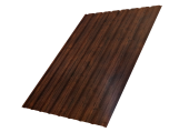 Профнастил С10B 0,45 Print-Double Premium Cherry Wood Dark F Центр Кровли