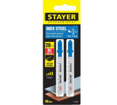 Полотно для лобзика Stayer Professional T118GF 50x1,1мм по металлу, Т-хвостовик, Bi-Metal, 2шт (15994-1.1_z02) Центр Кровли