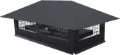 Дымник на трубу с сеткой 520х390мм 0,5 PurPro матовый RAL 7024 мокрый асфальт Центр Кровли