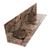 Угол внутренний 110х110 0,45 Print Elite King Stone TwinColor (3м) Центр Кровли