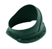 Элемент проходной Krovent Base-VT Kredo 125/150 зеленый Центр Кровли