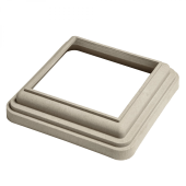 Нижний кант столба CM Railing (для столба D 120) white wood (белое дерево) Центр Кровли