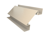 Планка угла внутреннего сложного Экобрус Grand Line 0,45 Print Elite Milky Wood TwinColor (2м) Центр Кровли