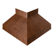 Угол отлива внешний 70 0,45 Print-Double Premium с пленкой Golden Wood Fresh Центр Кровли