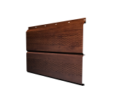 Софит ЭкоБрус new c перфорацией 0,45 Print Premium Cherry Wood Fresh TwinColor Центр Кровли