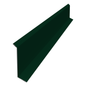 Планка примыкания в штробу 60 0,5 Satin Matt TX RAL 6005 зеленый мох (2м) Центр Кровли