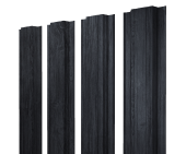 Штакетник Прямоугольный с прямым резом 0,45 Print Premium Grey Wood TwinColor Центр Кровли