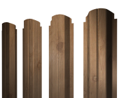 Штакетник П-образный А фигурный 0,45 Print Premium Pine Wood Fresh Центр Кровли