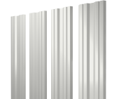 Штакетник Twin с прямым резом 0,45 Drap TX RAL 9003 сигнальный белый Центр Кровли