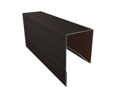 картинка Планка П-образная заборная 17 0,45 Print Elite Coffee Wood TwinColor (2м) Центр Кровли Планка П-образная заборная 17 0,45 Print Elite Coffee Wood TwinColor (2м) Центр Кровли