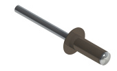 Заклёпка вытяжная Daxmer 4,0х10 RAL 7006 (750шт) нерж/нерж Центр Кровли