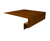 Планка околооконная сложная БХ new 200х50х27 0,4 Print Premium Golden Wood Intense FTC (3м) Центр Кровли