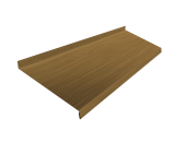 Отлив простой 200 0,45 Print Elite Honey Wood TwinColor (2м) Центр Кровли