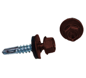 Саморез по металлу Daxmer 5,5х25 (250шт) сверло №3 RAL 3009 Центр Кровли