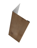 Нащельник (для калиток и ворот) 25х35 жалюзи Milan, Tokyo, Palermo 0,45 Print Premium Pine Wood Fresh (L2,0) Центр Кровли