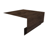 Планка околооконная сложная БХ new 250х75х27 0,45 Print-Double Elite Antique Wood (3м) Центр Кровли