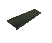 Отлив простой 150 0,5 Satin Matt TX RAL 6020 хромовая зелень (3м) Центр Кровли