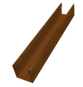 Стойка жалюзи Milan Slim 0,45 Print-double Elite Golden Wood (1,8м) Центр Кровли